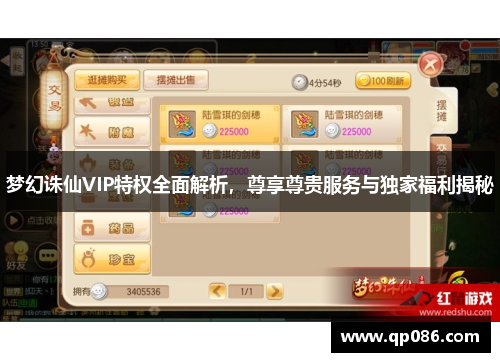 梦幻诛仙VIP特权全面解析，尊享尊贵服务与独家福利揭秘